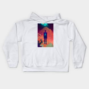 City In A Cosmic Desert Kids Hoodie